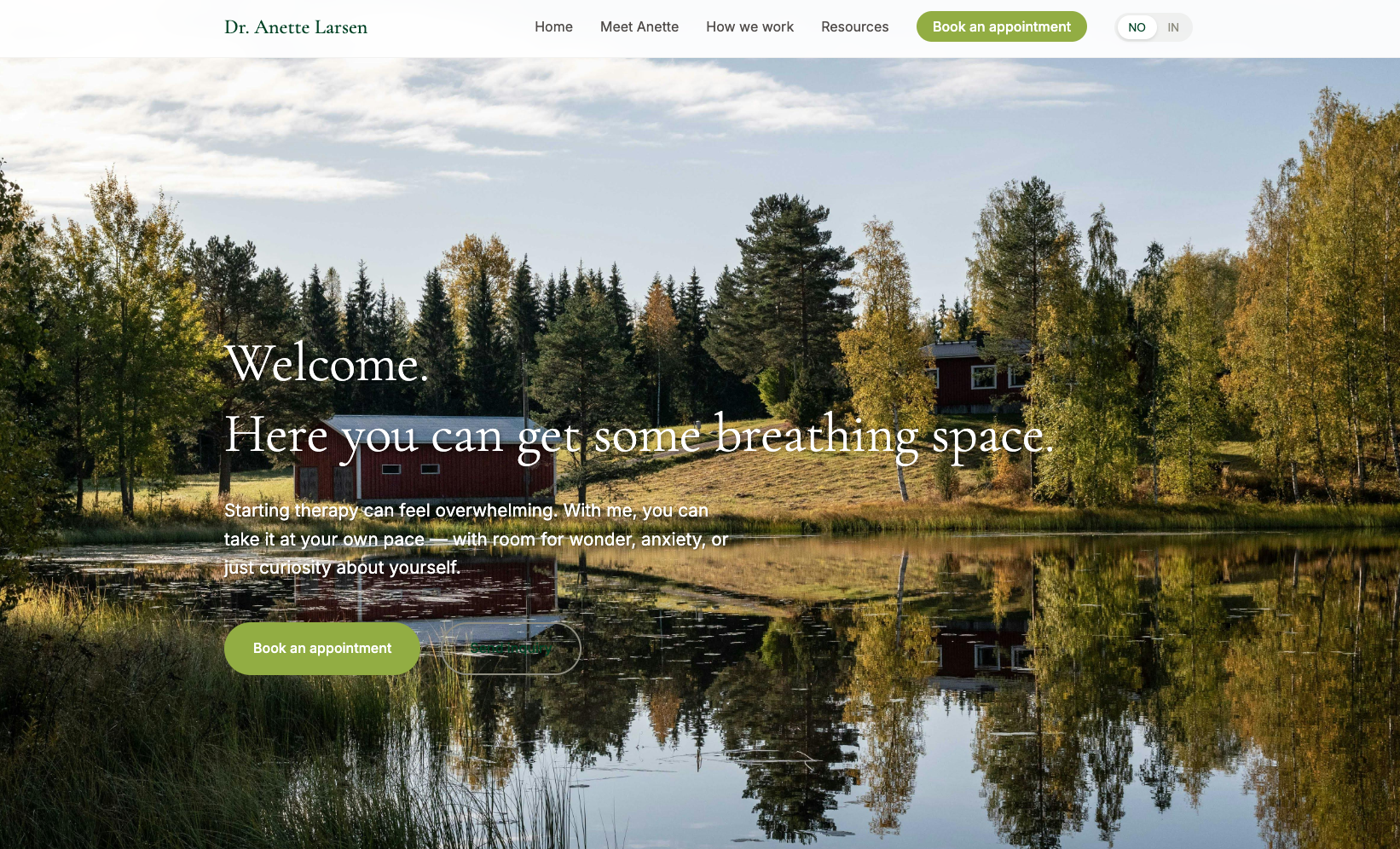 Project 1 - Modern café website